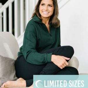 Green Classic 1/4 Zip